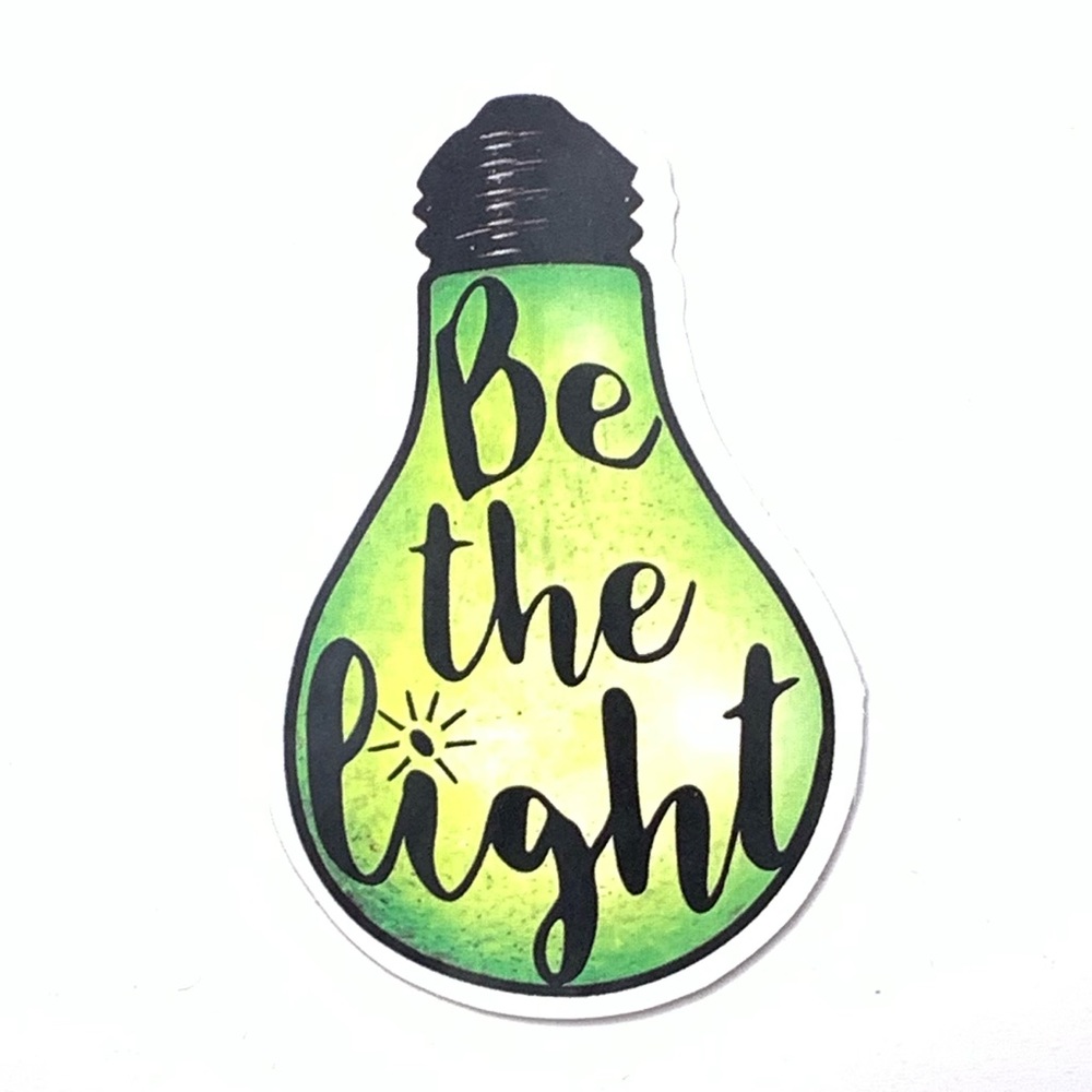 Be the Light Vinyl Sticker